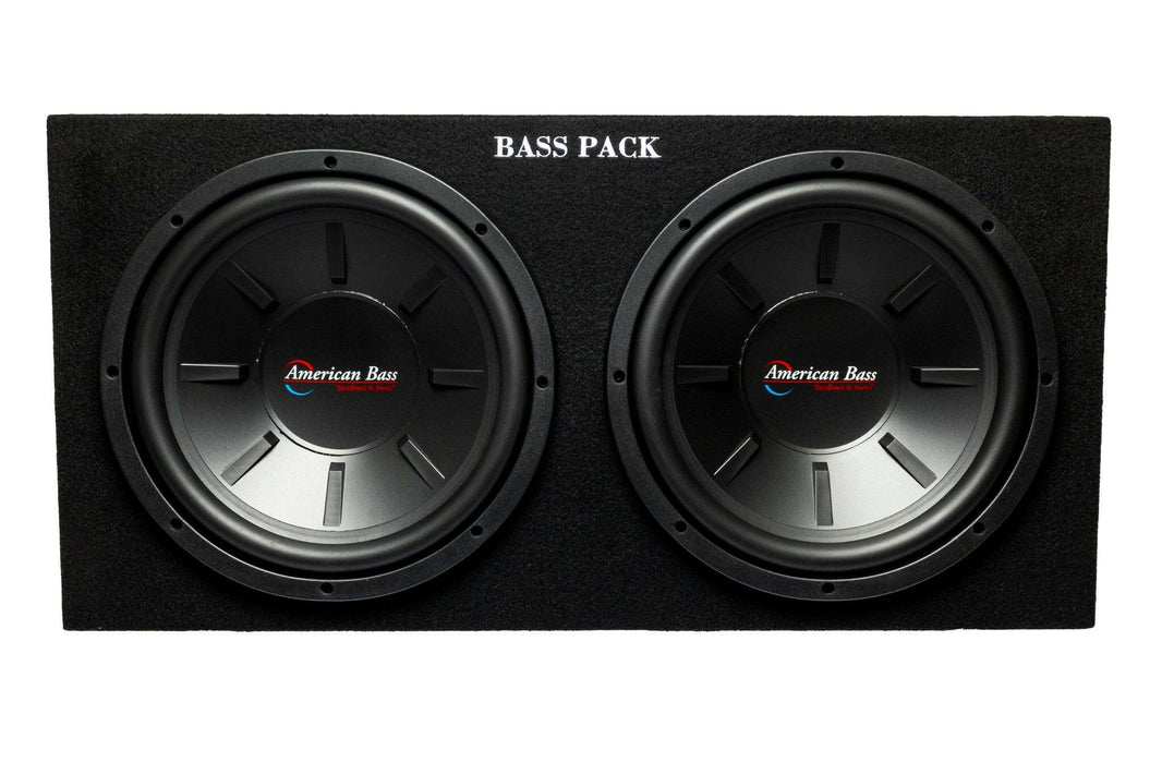 Bass Pack Dual 12β³ Loaded Subwoofer Enclosure with Amplifier | 600 Watts RMS - BP-400