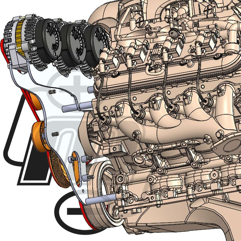 05-13 GM Trucks/SUV's Includes Three Alternators - Green