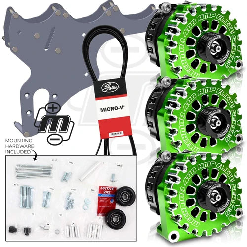 05-13 GM Trucks/SUV's Includes Three Alternators - Green