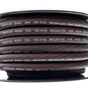 1/0 Gauge Mega Flex Power Cable 25/50ft Roll