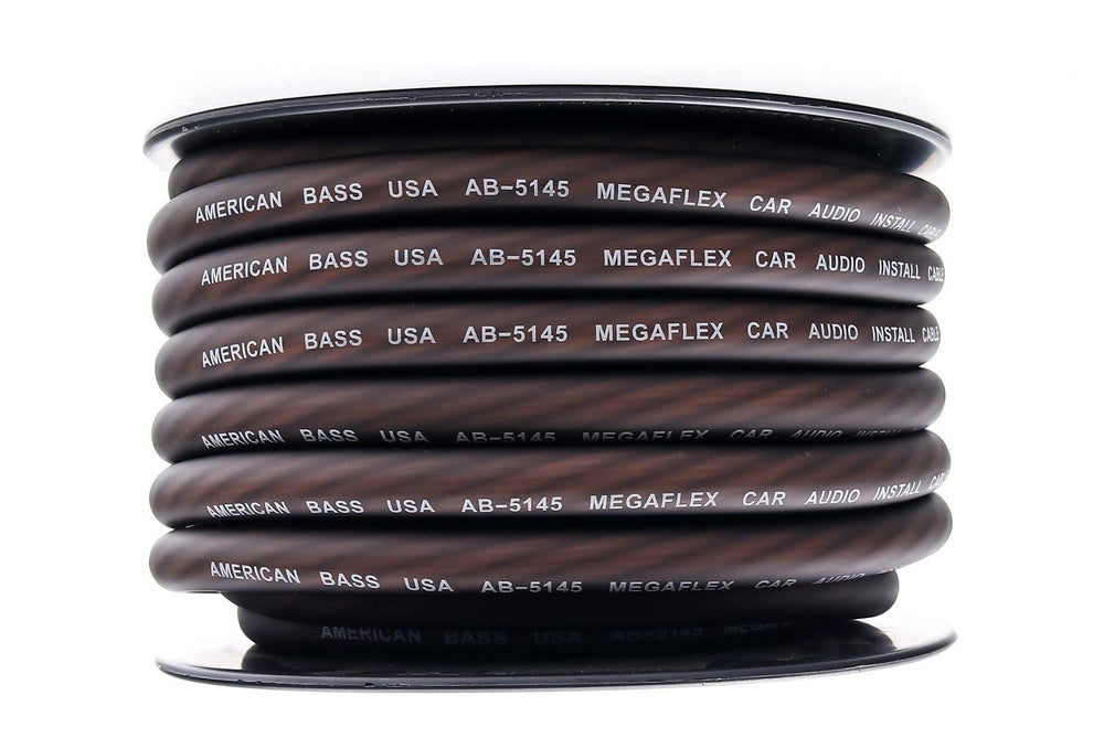 1/0 Gauge Mega Flex Power Cable 25/50ft Roll