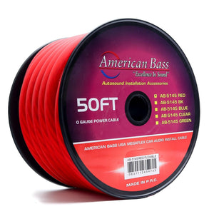 1/0 Gauge Mega Flex Power Cable 25/50ft Roll