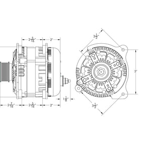 370 amp high output alternator Volkswagen Jetta / Beetle / Golf / GTI | 13852370 | by: Mechman @ the lowest price of $599.00