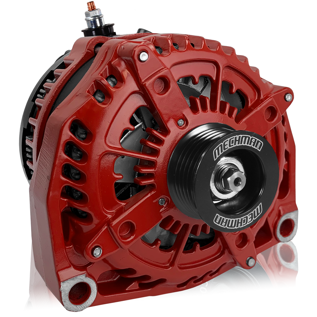Mechman 400 Amp RVC Bypass High Output Alternator 2014+ Chevrolet GMC Cadillac - Red