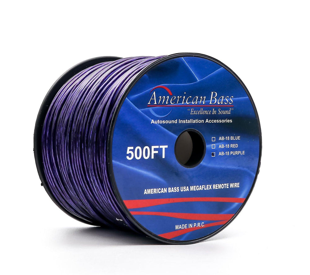 18 Gauge Remote Wire, 500ft Spool - Purple