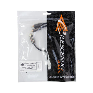 CRESCENDO AUDIO | CHORUSCONNECTS AUDIOPHILE GRADE 2CHANNEL RCA Y-SPLITTER