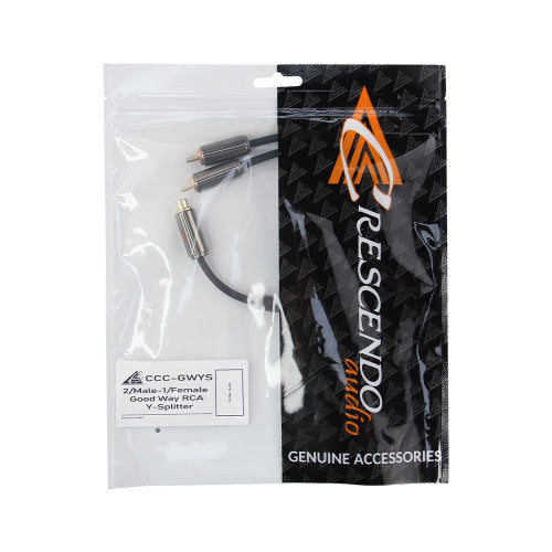 CRESCENDO AUDIO | CHORUSCONNECTS AUDIOPHILE GRADE 2CHANNEL RCA Y-SPLITTER