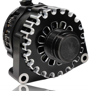 250 Amp Billet Racing Alternator for C7 Corvette - Black Anodized | B11794250B | by: Mechman @ the lowest price of $574.00