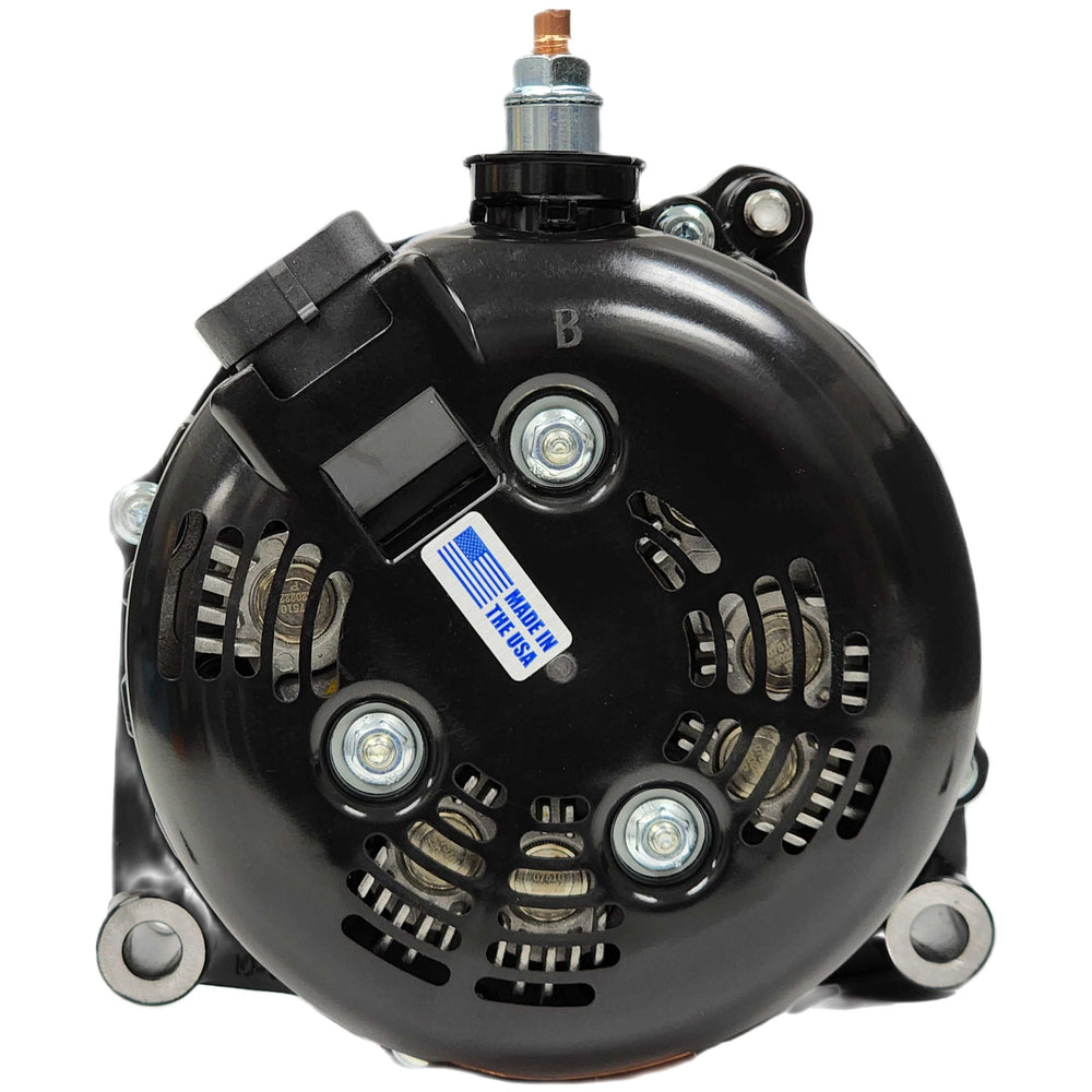 250 Amp Black Billet High Output Alternator for GM 2 pin WITH RVC Bypass | B14019250B | by: Mechman @ the lowest price of $549.00