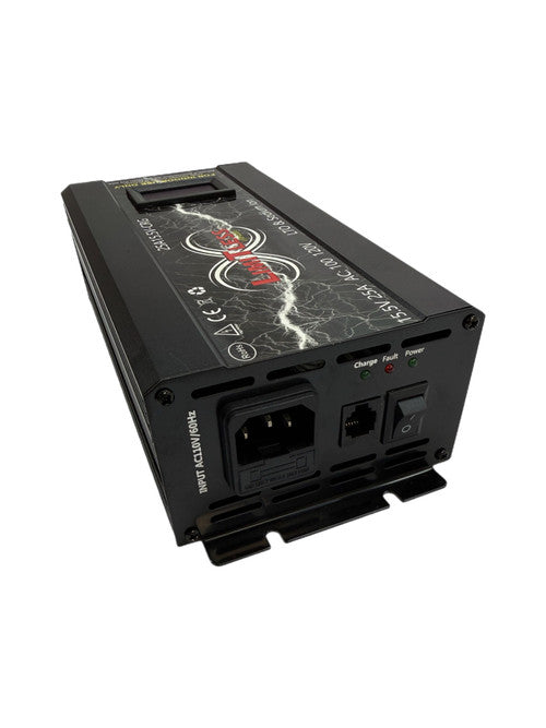Limitless Lithium 25A 15.5V Charger / Power Supply with L.E.D Screen 