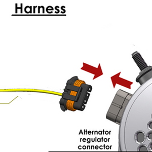 370-amp Billet Elite Series Large Case alternator for early 5.9L Cummins - 1 Wire Turn On | B13302370B-1 | by: Mechman @ the lowest price of $629.00