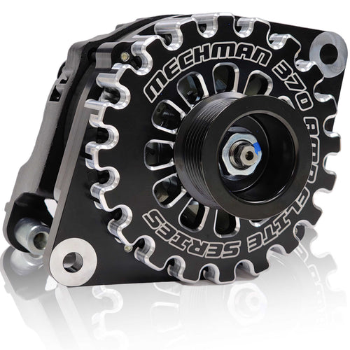 Mechman 370 Amp Billet Elite Series Alternator 1988-2002 Dodge Ram 5.9L Cummins Diesel