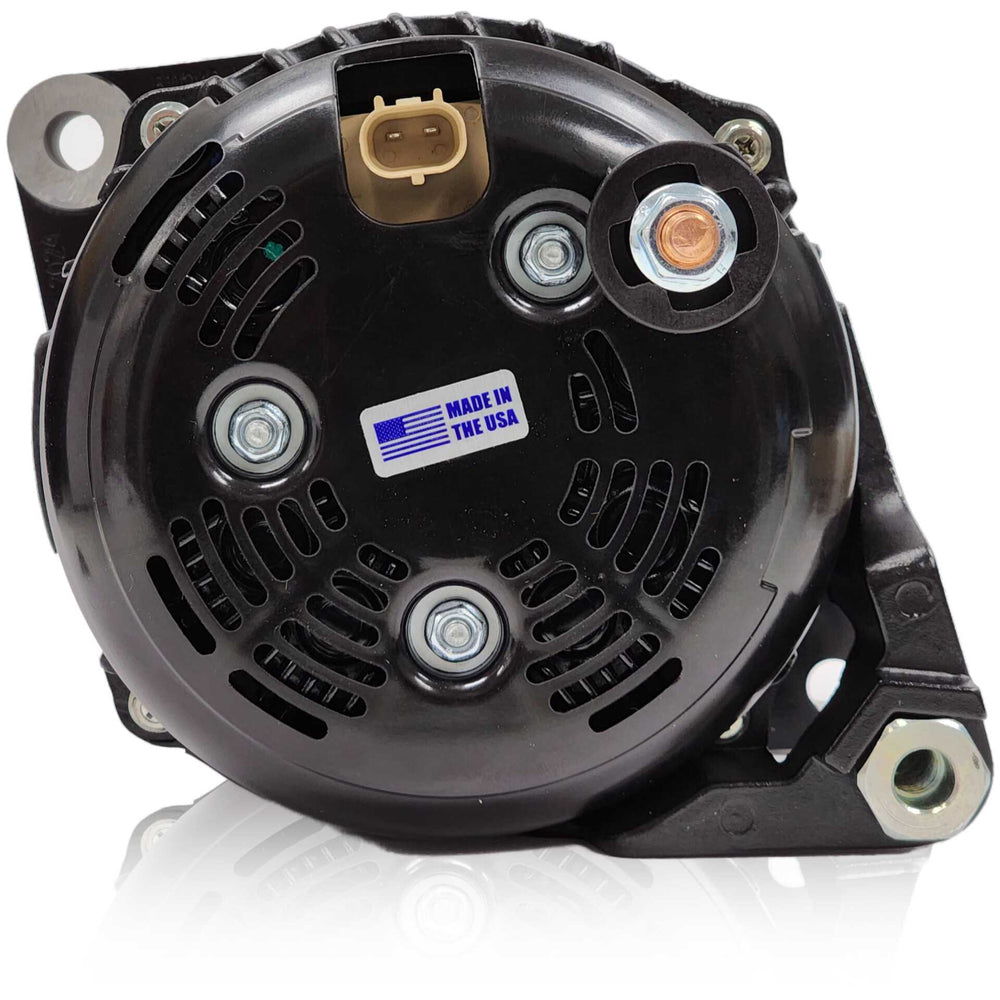 370-amp Billet Elite Series Large Case alternator for early 5.9L Cummins | B13302370B | by: Mechman @ the lowest price of $629.00