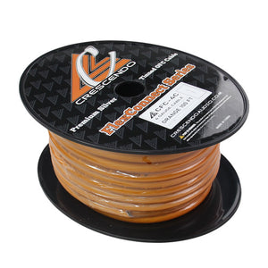 CRESCENDO AUDIO | FLEXCONNECT OFC 4 GAUGE ORANGE (100FT SPOOL)