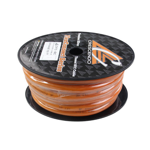 CRESCENDO AUDIO | FLEXCONNECT OFC 1/0 ORANGE (50FT SPOOL)