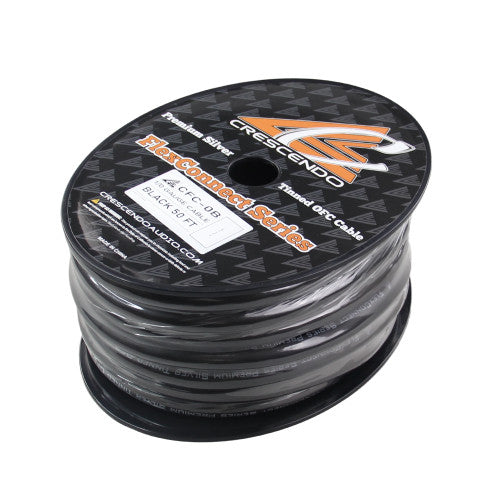 CRESCENDO AUDIO | FLEXCONNECT OFC 1/0 BLACK (50FT SPOOL)