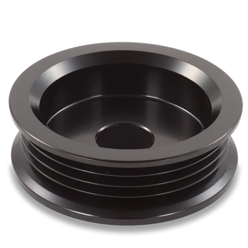 4 Rib 2.9" Billet aluminum racing pulley - Hard anodized