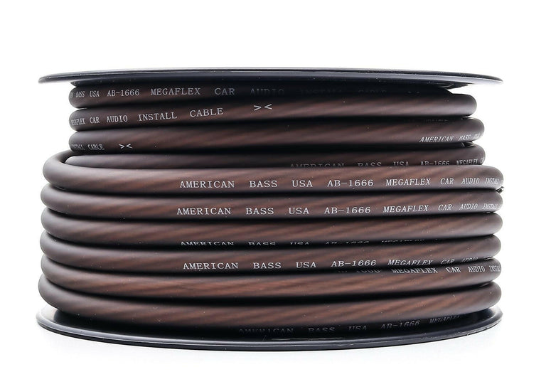 4 Gauge Mega Flex Power Cable 100ft Roll
