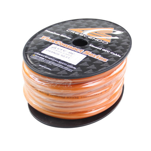 CRESCENDO AUDIO | FLEXCONNECT OFC 1/0 ORANGE (50FT SPOOL)