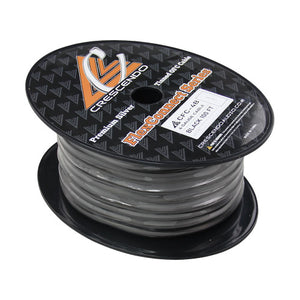 CRESCENDO AUDIO | FLEXCONNECT OFC 4 GAUGE BLACK (100FT SPOOL)