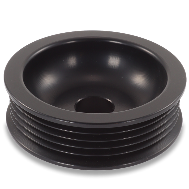 5 Rib 2.9" Billet aluminum racing pulley - Hard anodized