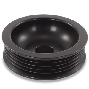 5 Rib 2.9" Billet aluminum racing pulley - Hard anodized