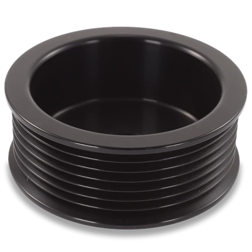 7 Rib 2.9" Billet aluminum racing pulley - Hard anodized