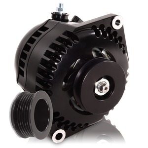 170 amp racing alternator for 1963-1985 GM - BLACK (includes 2 pulleys) | 7127170B | by: Mechman @ the lowest price of $349.00