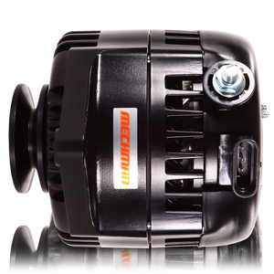 170 amp racing alternator for 1963-1985 GM - BLACK (includes 2 pulleys) | 7127170B | by: Mechman @ the lowest price of $349.00