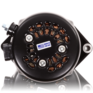 170 amp racing alternator for 1963-1985 GM - BLACK (includes 2 pulleys) | 7127170B | by: Mechman @ the lowest price of $349.00
