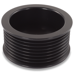 8 Rib 2.9" Billet aluminum racing pulley - Hard anodized