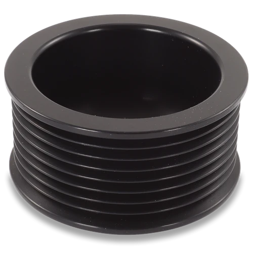 8 Rib 2.9" Billet aluminum racing pulley - Hard anodized
