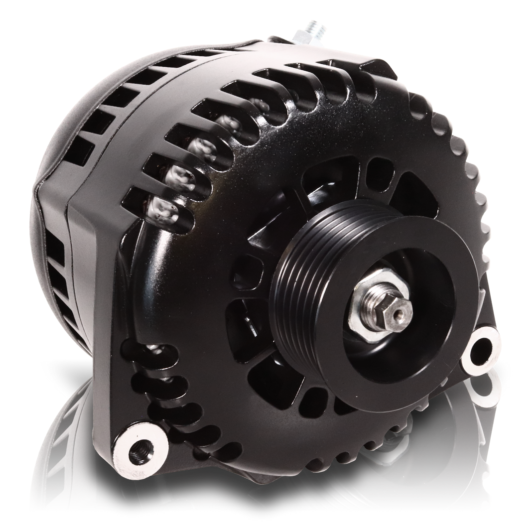 240 Amp 6 Phase 88-95 GM Truck High Output Alternator Black Finish | 8165240B | by: Mechman @ the lowest price of $444.00