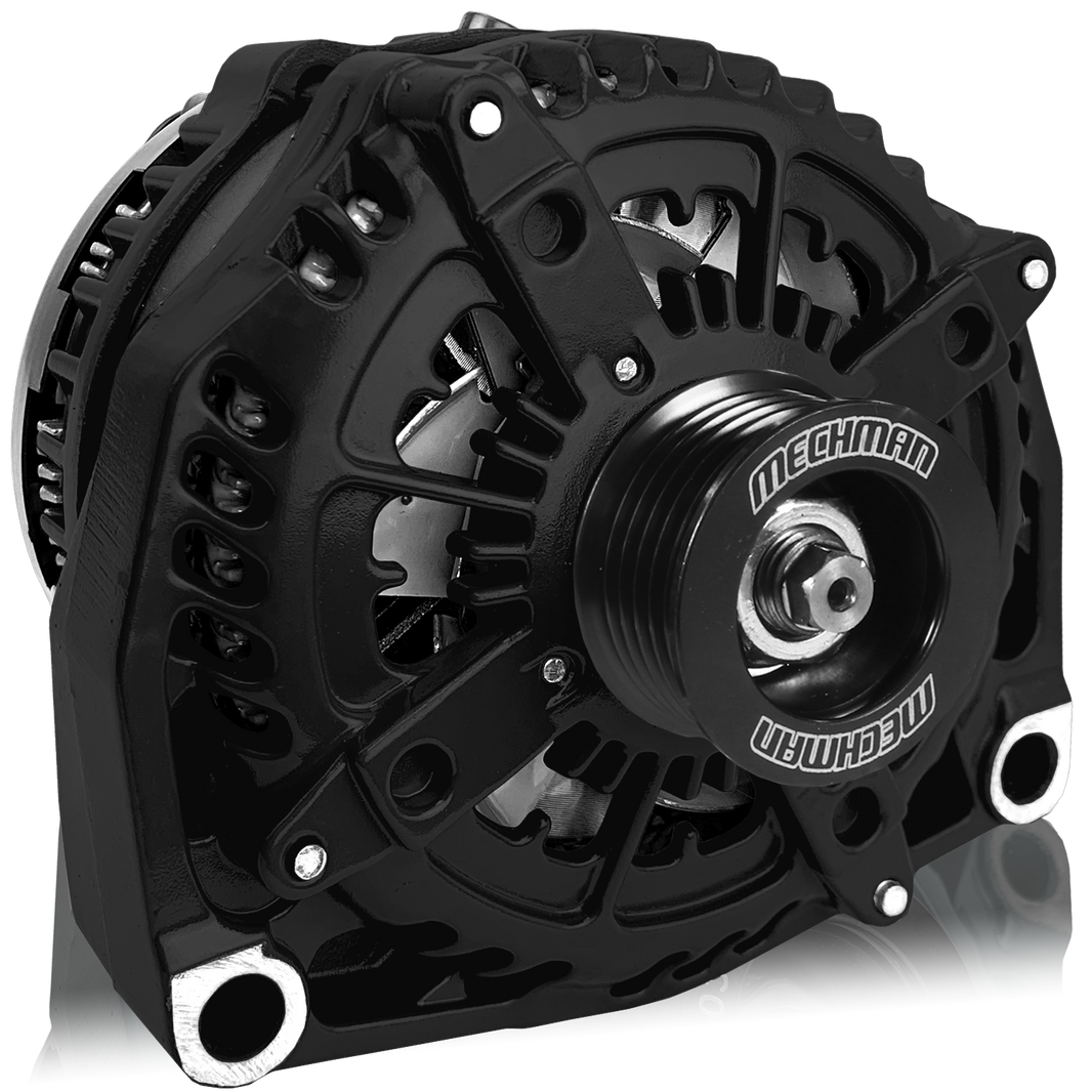 Mechman 400 Amp RVC Bypass Alternator 2005-2013 GM Truck 4.3L 4.8L 5.3L 5.7L 6L - Black