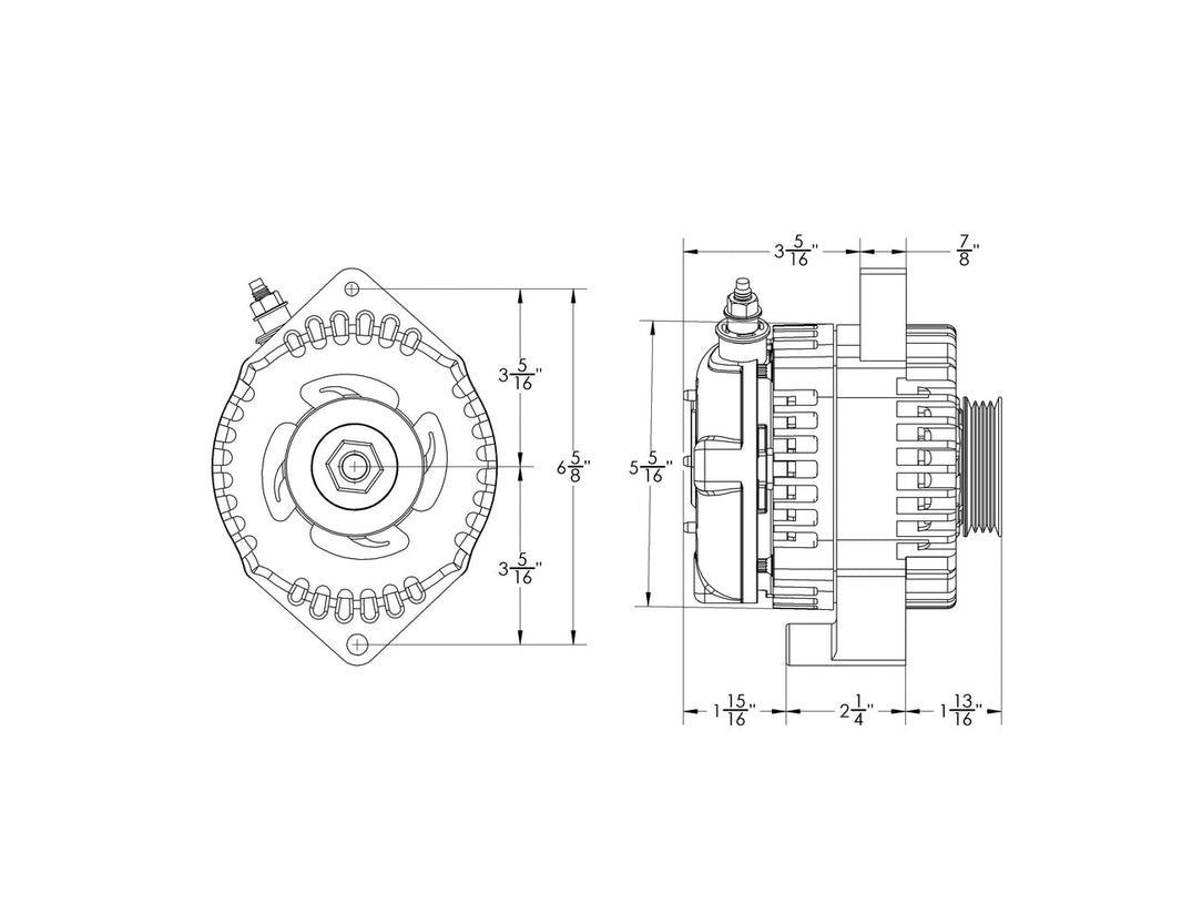 240 amp high output alternator for 1988 - 1991 Honda Civic | 14989240 | by: Mechman @ the lowest price of $599.00