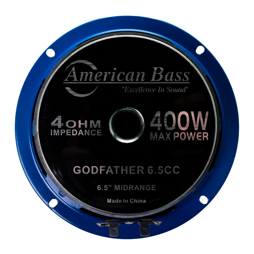 Godfather 6.5 Carbon Cone Midrange Speakers | 200 Watts (Pair) - 200 Watts (Pair)