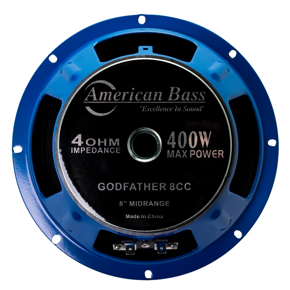 Godfather 8" Carbon Cone Midrange Speaker | 200 Watts - 200 Watts