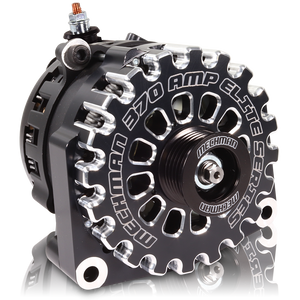 370A Billet large case hairpin alternator for 2001-2007 GM truck 6.6l Diesel - side output stud- Black | B11348370B | by: Mechman @ the lowest price of $629.00
