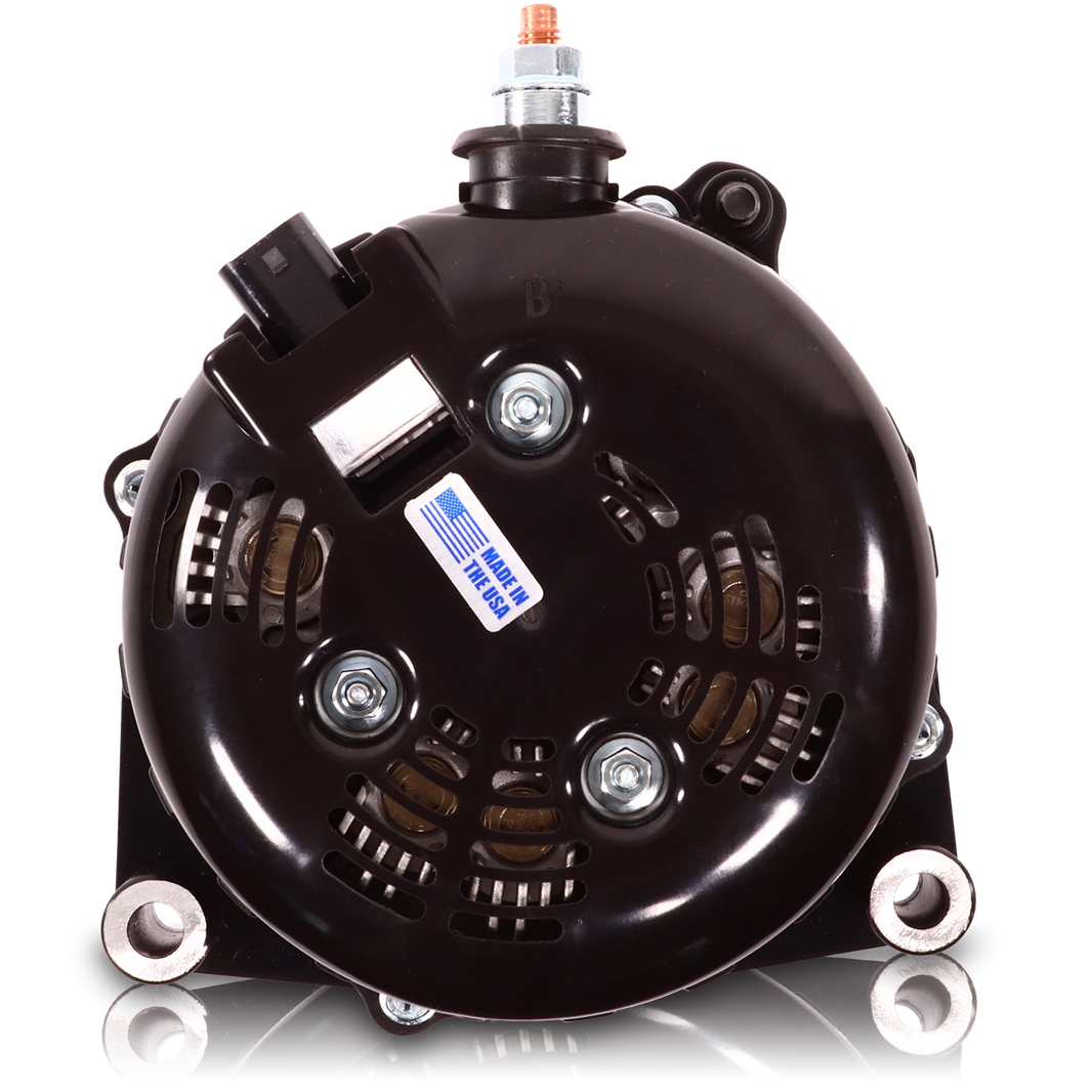 High output 370 Amp Red Billet Alternator for 14-18 GM Silverado Sierra Suburban Tahoe Escalade | B14019370RD | by: Mechman @ the lowest price of $629.00