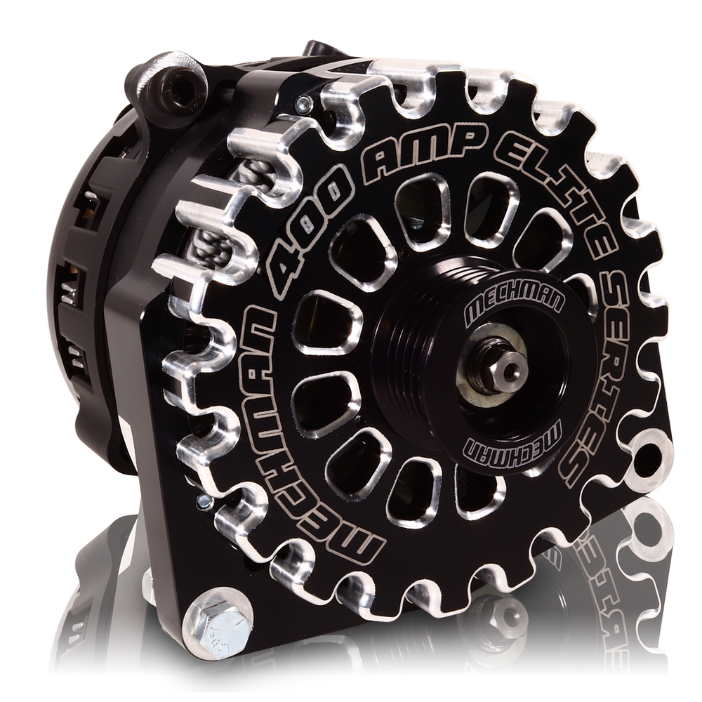 400 amp Elite series alternator for 88-95 GM Truck - Black | B81657400B | by: Mechman @ the lowest price of $699.00