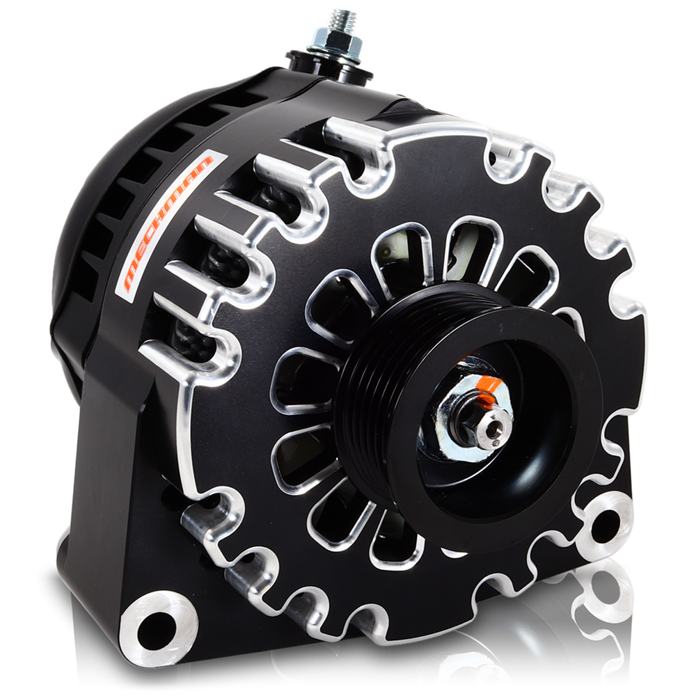 Billet Black 240 Amp Racing Alternator GM Truck LS Engine Swap | B8206240B | by: Mechman @ the lowest price of $499.00