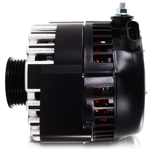 Billet Black 240 Amp Racing Alternator GM Truck LS Engine Swap | B8206240B | by: Mechman @ the lowest price of $499.00