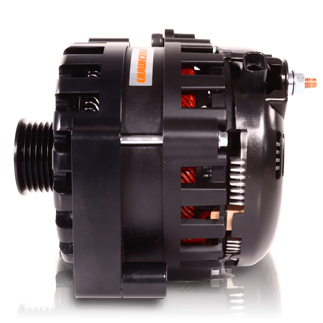 E Series 370 amp Black Billet for 2 pin GM truck | B8302370B | by: Mechman @ the lowest price of $629.00