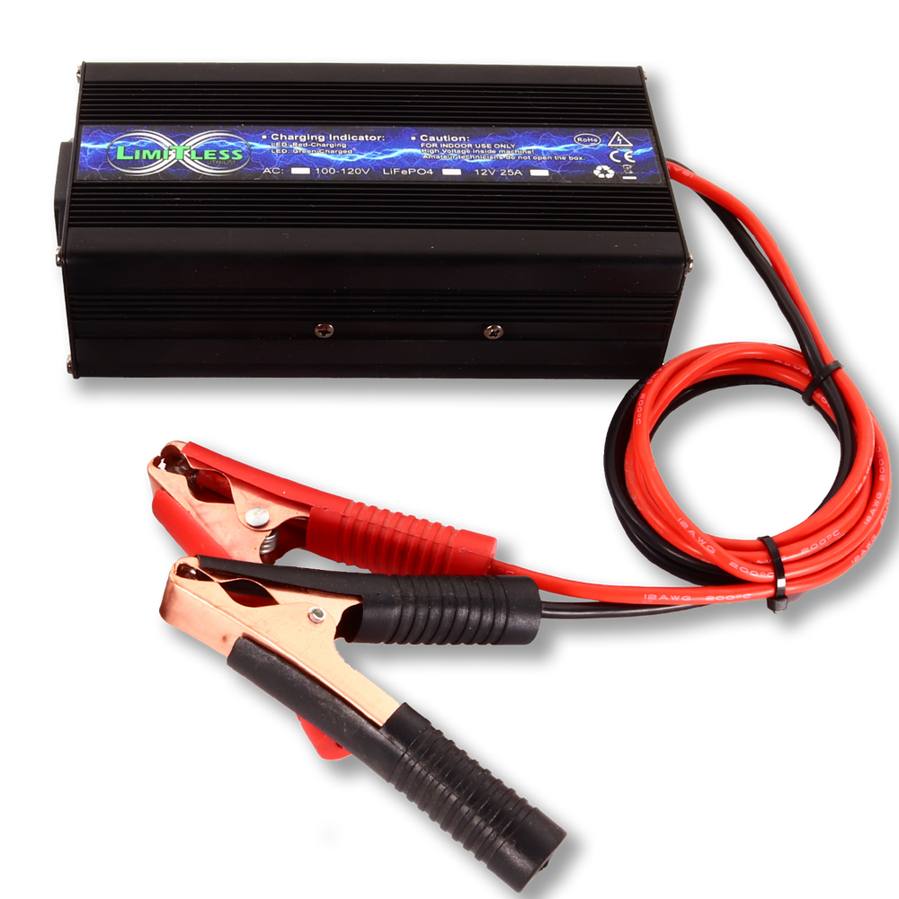 Limitless 25 Amp 12v Charger | LLC-25A-12 | by: Limitless Lithium @ the lowest price of $239.00