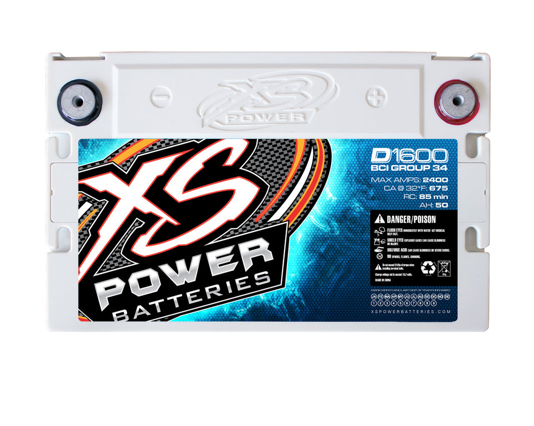 XS Power D1600 16v Battery, Max Amps 2400A | XS Power D1600 16v Battery | by: XS Power @ the lowest price of $399.99