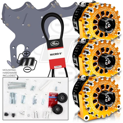 99-04 GM Trucks/SUV's Includes Three Alternators - Orange