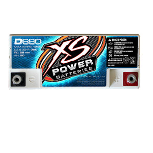 XS Power D680 12V AGM Battery, Max Amps 1000A - 1000W | XS Power D680 | by: XS Power @ the lowest price of $149.99