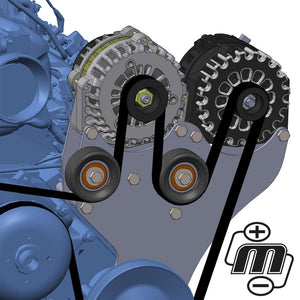 Dual Bracket Cast 99-13 GM Trucks w/4.8L, 5.3L, 6.0L & 6.2L (Includes 1 x 14019400)