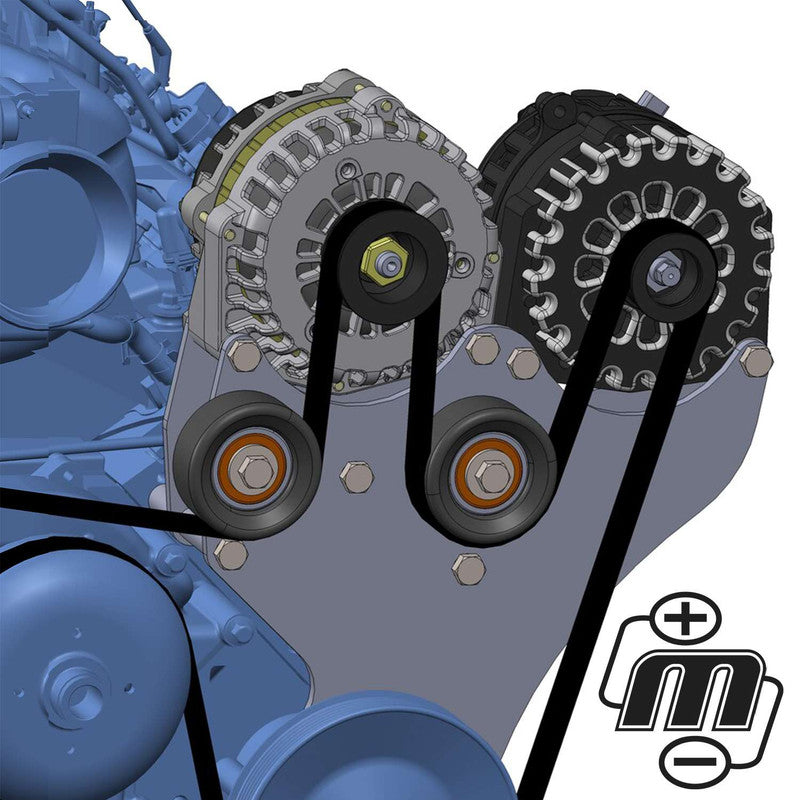 Dual Bracket Cast 99-13 GM Trucks w/4.8L, 5.3L, 6.0L & 6.2L (Includes 1 x 14019400)