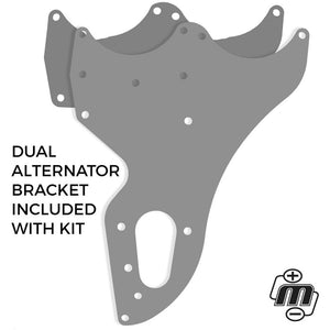 Dual Bracket Cast 99-13 GM Trucks w/4.8L, 5.3L, 6.0L & 6.2L (Includes 1 x 14019400)